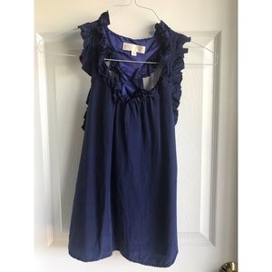 Britt Ryan Navy Racer Back Tank